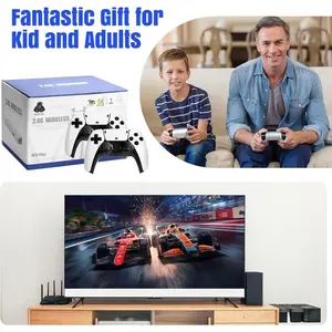 M15 Wireless Retro Game Console - Retro Play Game Stick,Nostalgia Stick Game,Emulators, HDMI Output,Plug and Play Video Game Stick Built in 20000 Games with 2.4G Wireless Controllers