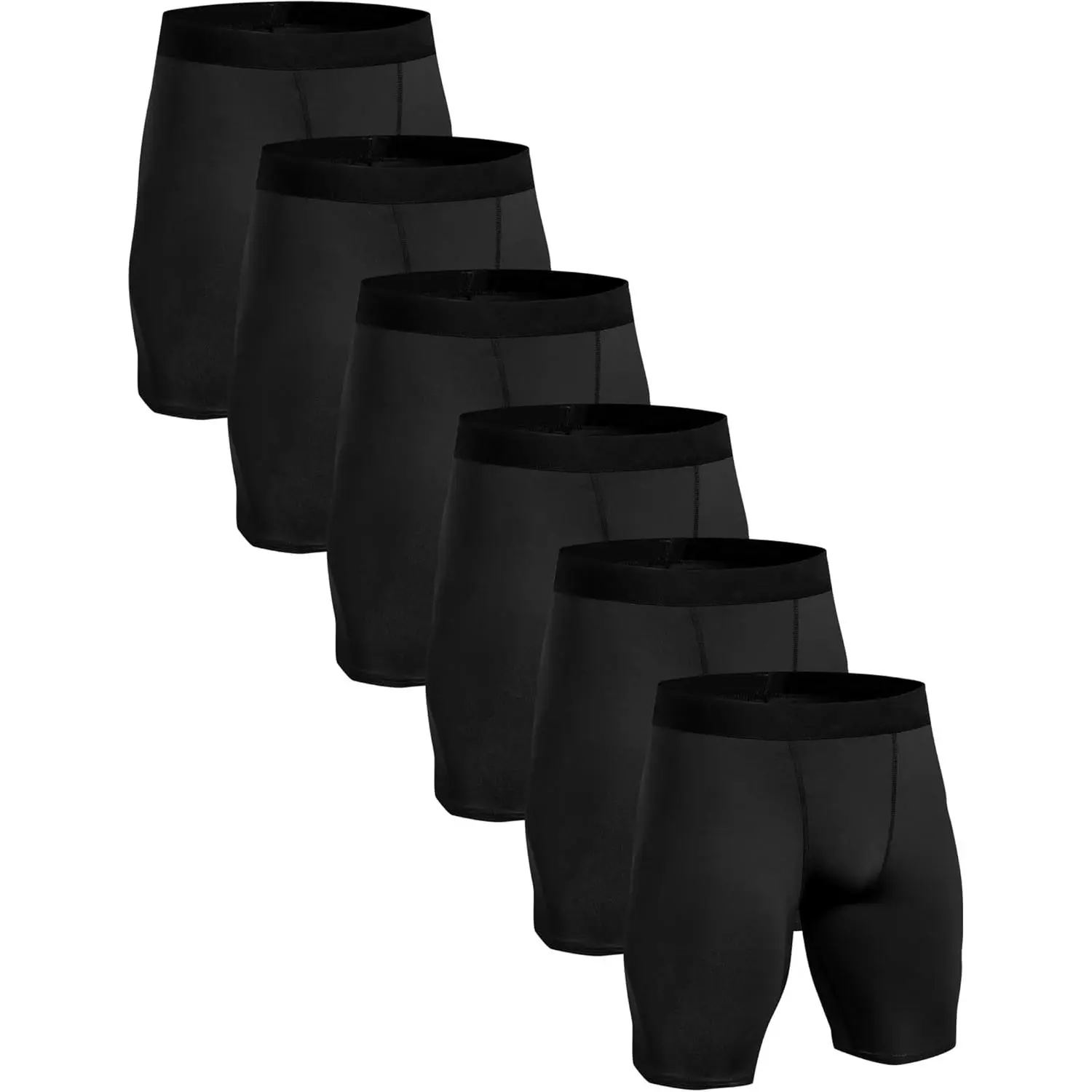 Men's Compression Shorts - Breathable Athletic Shorts, Stretch Knit Spandex Underwear for Performance Running, Workout, Stretch Knit Shorts