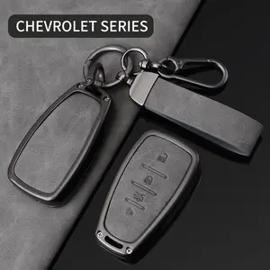 Metal Car Key Fob Cover with Protector Key Fob Shell For Chevrolet Cruze Spark Sony Camaro Volt Bolt Trax Malibu Equinox, Gift, Car Key Protector, Car Key Holder, Car Key Accessory