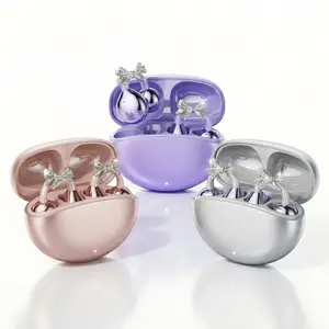 CHENRUIDA GL8 Wireless Bluetooth Earbuds: Open-ear earbuds with IPX7 water resistance and a stylish, detachable ear hook design—the perfect gift for women or girlfriends. These lightweight earbuds feature a built-in microphone.