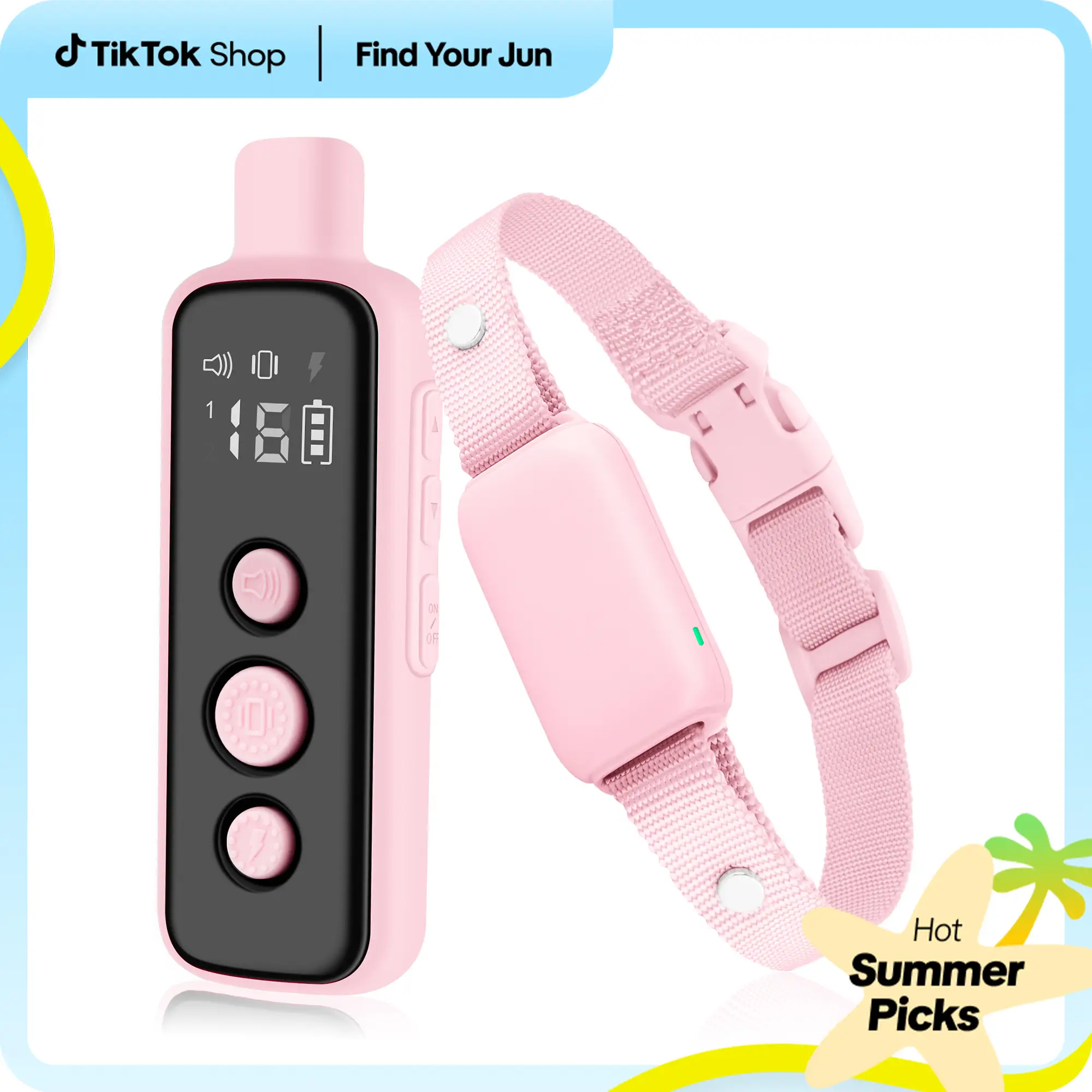 Dog Collar for Dogs（6-120lbs）Dog Training Collar with Remote for Small Medium Large Dogs #TikTokShopSummerTurnup