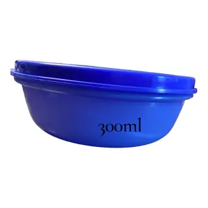 Hit Parade 300ml Kitchen Storage Container for Colors and Organization Blue Plastic Bowl