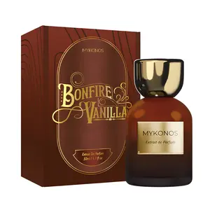 Mykonos Bonfire Vanilla for Unisex Extrait de Parfum Spray, 1.7 Ounce