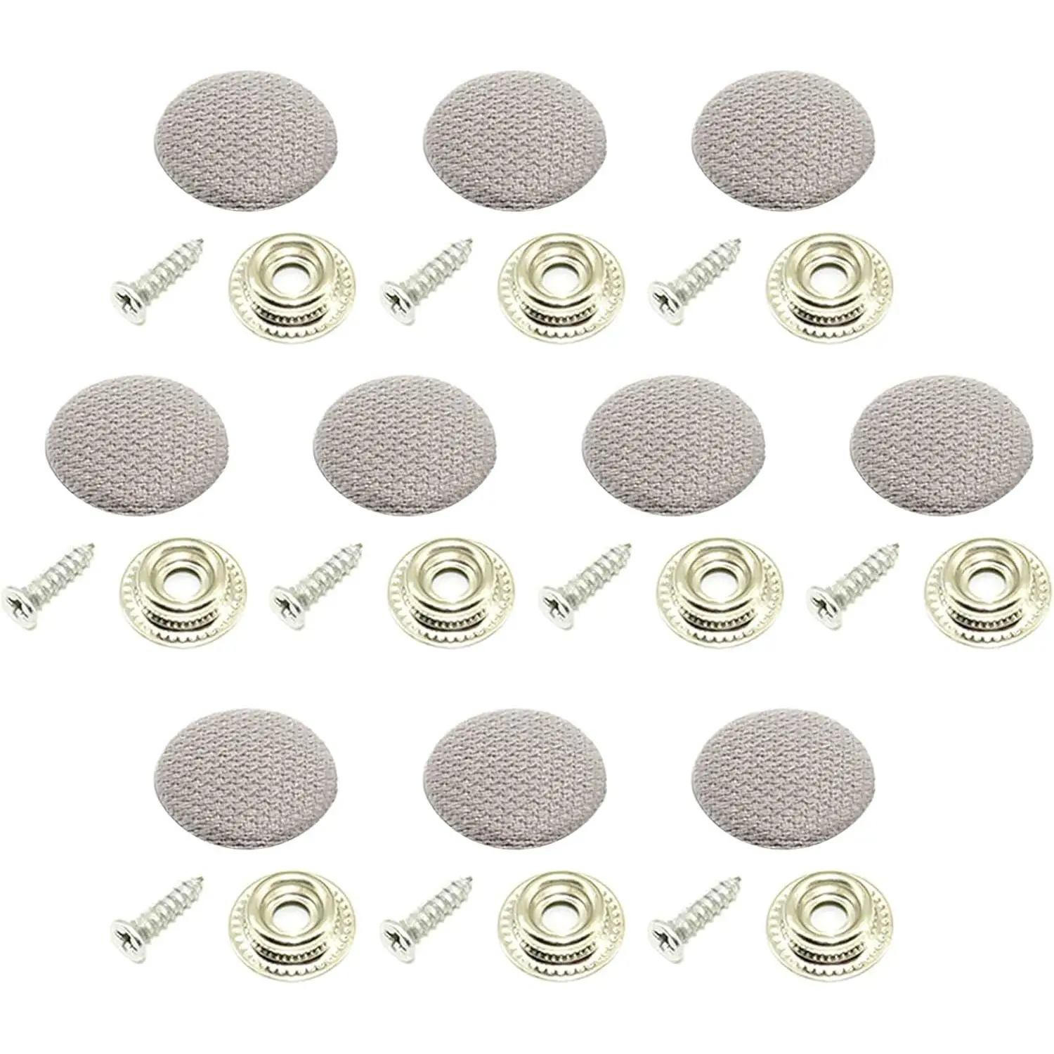 30x Auto Car Roof Kit Snap Rivets Retainer Repair Button For Interior Ceiling Fixing Buckle And Headliner Retaining Pins Car Ceiling Clip Vehicle Inte