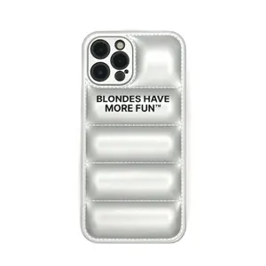 Blondes Have More Fun | Puffer-Style Phone Case
