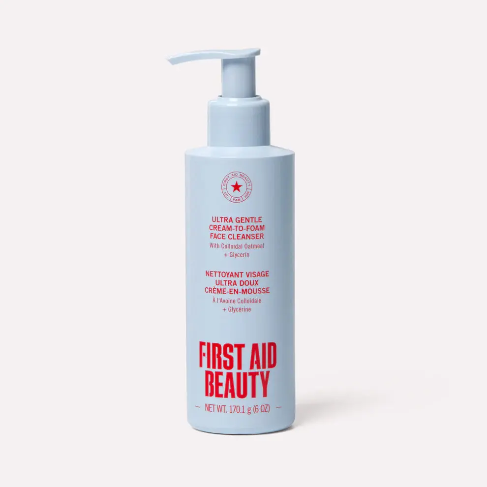 Ultra Gentle Cream-to-Foam Face Cleanser with Colloidal Oatmeal + Glycerin
