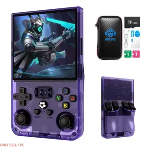 R36max High Definition Retro Handheld Game Console, Home Gaming Machine, 3.5 Inch IPS Screen, 64GB Memory, Supports over 20,000 Games