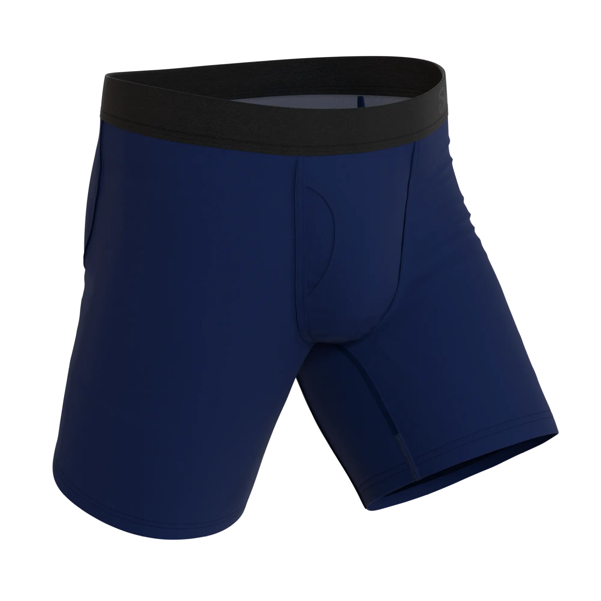 The Big Blue | Shinesty Navy Ball Hammock® Boxer - Long Leg The Big Blue | Shinesty Navy Ball Hammock® Boxer - Long Leg