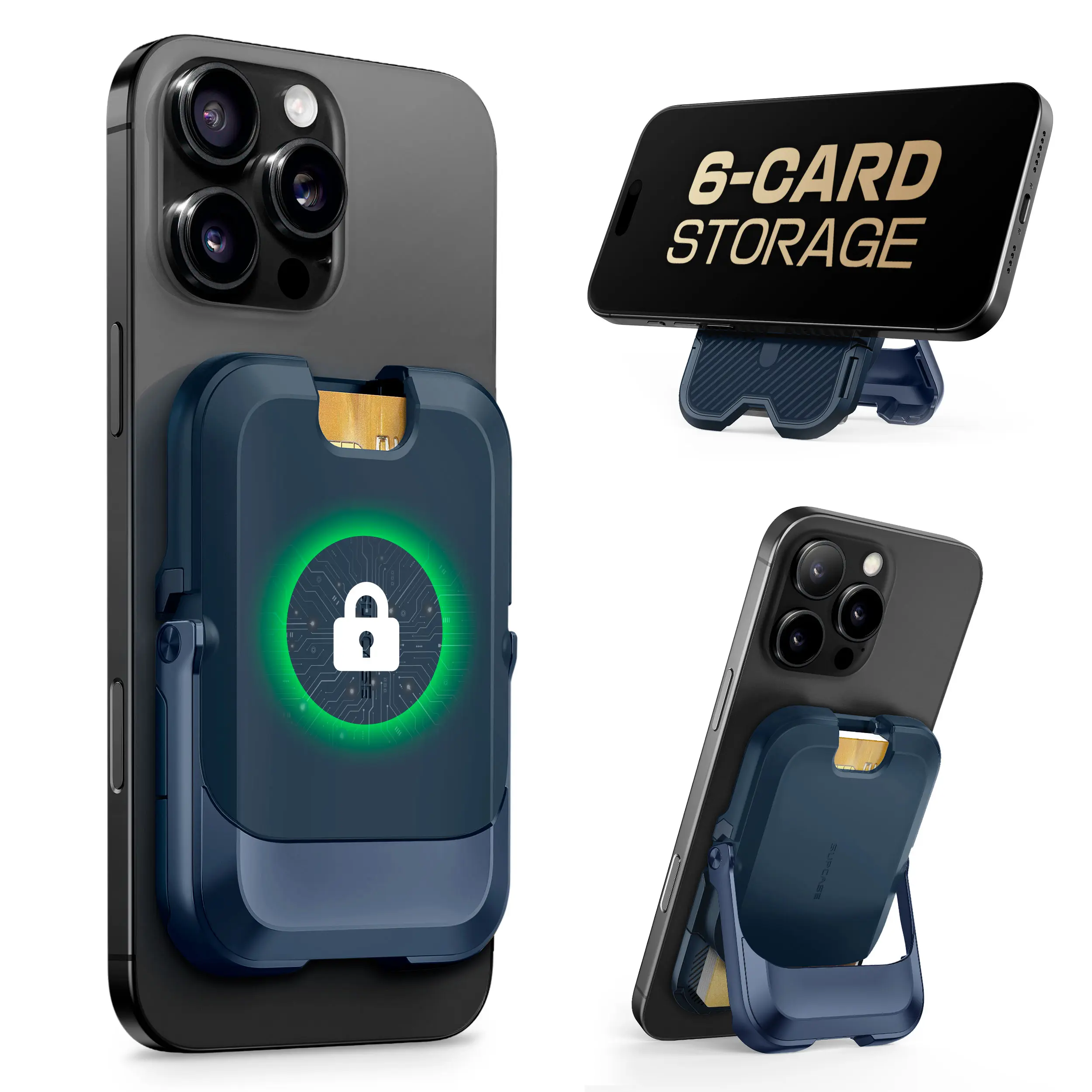 Blue- Basic [ 6 Cards & Fixed Stand ]