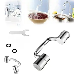 Rotatable faucet filter extender, kitchen and bathroom anti-splash dual-mode faucet spray head accessory. swivel aerator extender rotary