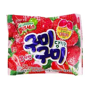 Lotte Gummy Candy, Strawberry Flavor 66 g