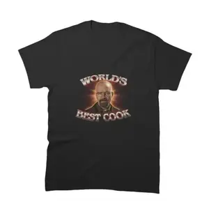 Graphic  Featuring Walter White 'World's Best Cook' – Casual Style T-Shirt for Men & Women Menswear Top