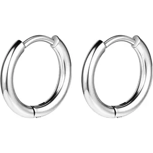 G23 Titanium  Hoop Earrings 18G Small huggie hoop earrings 8mm/10mm/12mm Cartilage for  Ears for Multiple  Cartilage Hoop Earring Stack