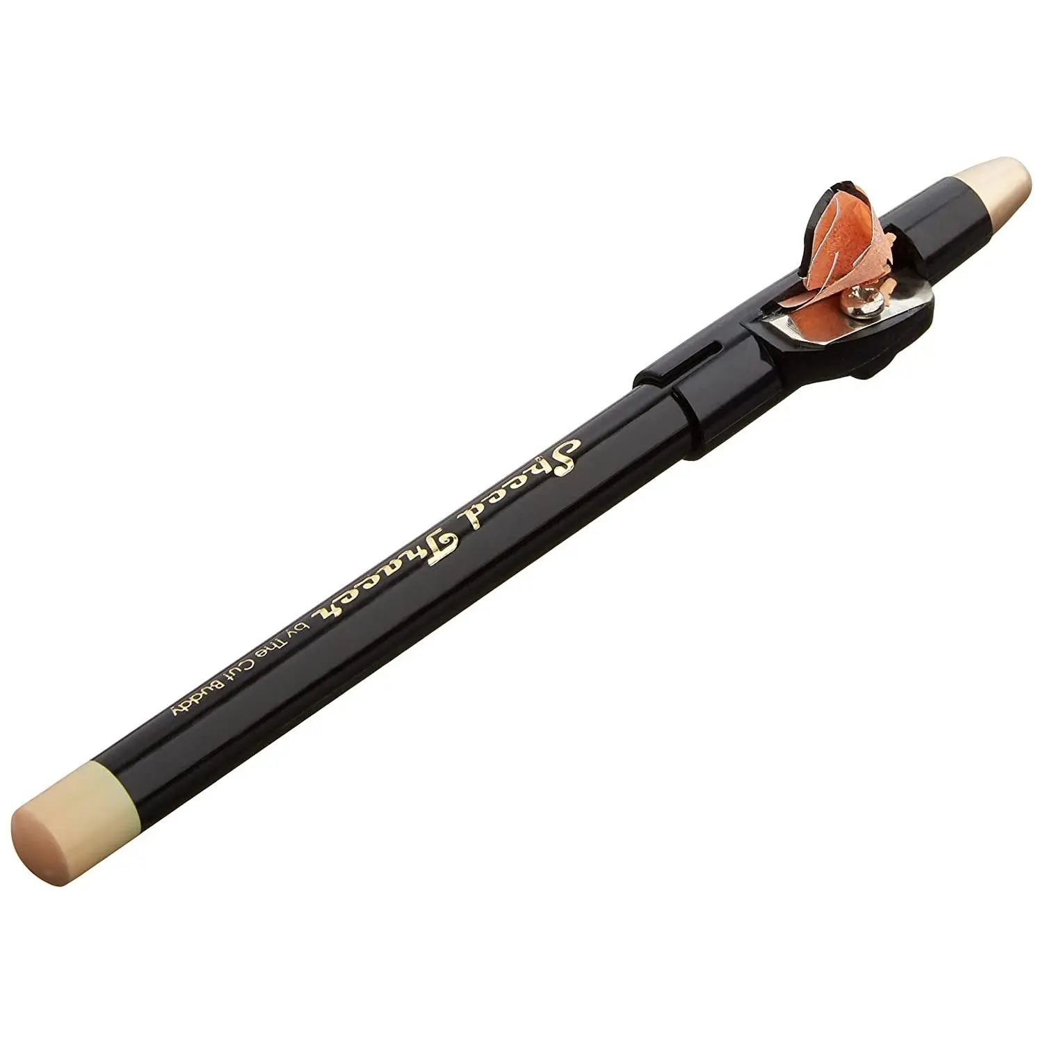 Beige Skin Tone - 4 Pack - Speed Tracer Barber Pencils + Sharpener Beard Stencil Eyeliner Haircut Lining Grooming