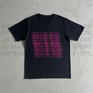OsamaSon Don't Do Drugs Heavy Cotton Tee Shirt - OsamaSon Tshirt
