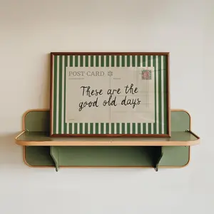 These Are The Good Old Days, Vintage Stripes Postcard