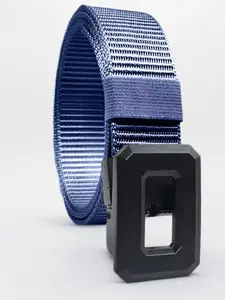 Men's Tactical Nylon Belt with Automatic Buckle, Military Waist Strap, High-Quality Outdoor Sports Belt, Anti-Allergy Plastic Buckle