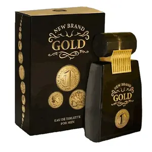 New Brand  3.3 Oz. Gold Eau De Toilette Spray For Men