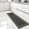 Premium Minimalist Diatomaceous Earth Bath Mat - Non-Slip, Super Water-Absorbent, Quick-Drying, Drip-Resistant Modern Rectangular Hygienic Mat for Bathroom, Laundry Room (Includes Brush), Diatomaceous Earth Mat