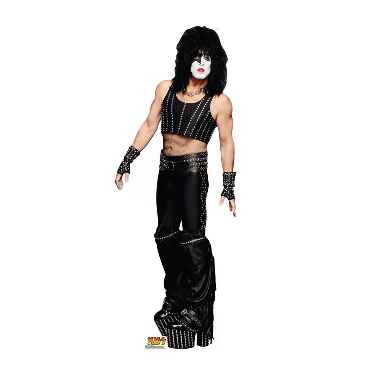 Advanced Graphics 2460 KISS The Starchild Life-Sized Cardboard Cutout with Easel Back, 72x27 in, Rock-Themed Party Decorations, Home Supplies Decor Stand-Up, Printing