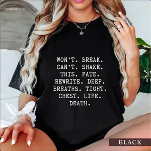 Ariaana Grande Eternal Sunshine Lyric Shirt - Won't Break Can't Shake Tee - Eternal Sunshine Tour 2026 Concert Outfit