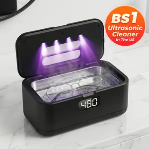 Ultrasonic Cleaner,Ultrasonic Jewelry Cleaner for Diamond Ring, Silver, Gold, Earrings, Necklaces, Glasses, Denture, Retainer, Cpap, Coins, Mouthguard, Razors