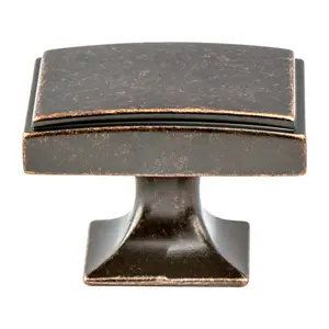 Berenson  1.562 in. Hearthstone Knob with Long Weathered Verona Bronze