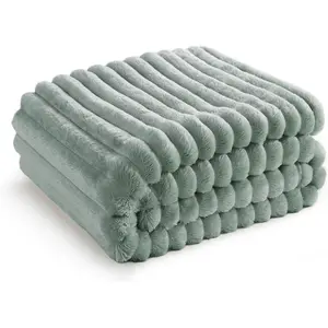 Green California King Size for - Super Blankets for Women, Cute Large for, 102x96 Inches