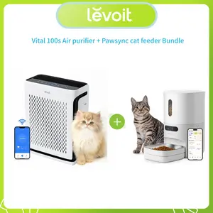 Levoit Vital 100S High Performance Pet Air Purifier for Home Large Room (Up to 1110 Ft²) with True HEPA Filter, Light Sensors, Smart WiFi, Sleep Mode, US Plug – for Pet Odors, Dust, Allergies (HEPA Filter Replacements Available) DealsForYouDays