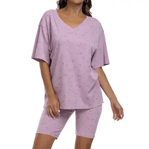 SeSe Code Shorts Sets 2 Piece Outfits For Women Summer Casual Sweatsuits Workout Oversized T-Shirts