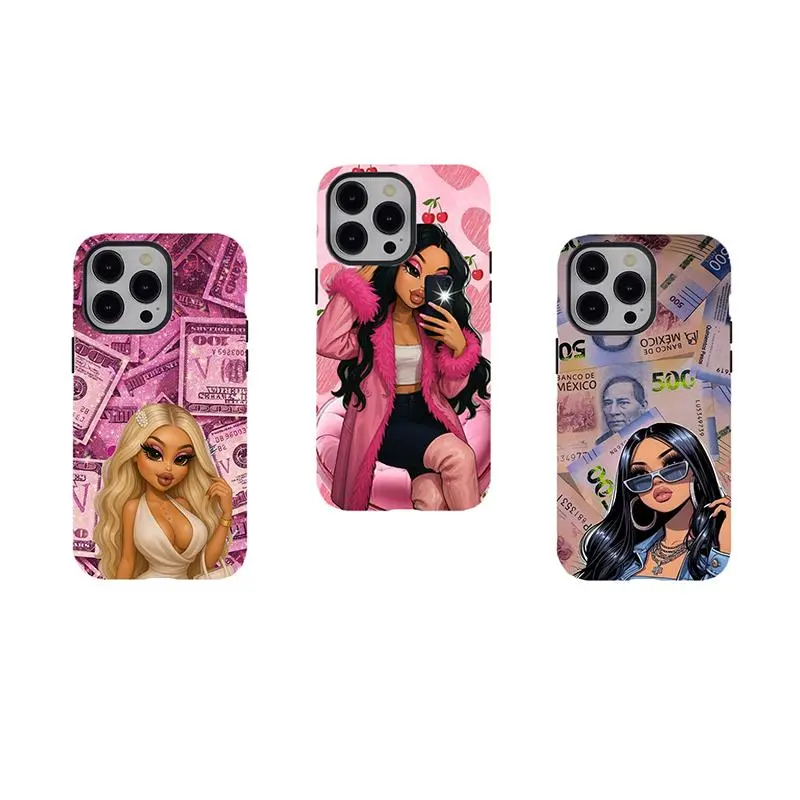 Bratz Doll Phone Case,y2k Aesthetic Phone Case,for iPhone 17 16 15 14 13 12 11 Pro Max Plus & Samsung Galaxy S26 S25 S24 S23 S22 Ultra Samsung Series,Tough Durable Design Phone Case,Cellphone Protection,for iphone 17 case,A Stylish Present for fans, Acces