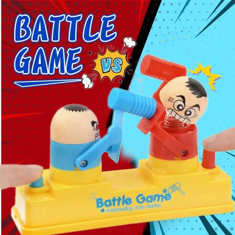 Plastic Cute Cartoon Shape Antistress Battle Game Toy, 13*4*9.5cm Hot Practical Joke Prank Table Game for Enhancing Family Interaction, Novelty Toys & Hobbies Gift
