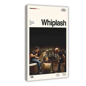 Whiplash Poster Whiplash Print Damien Chazelle Midcentury Art Minimalist Art Movie Poster Retro Poster Vintage Poster Wall DecorFor Room Decor Aesthetic Wall Decor For Bedroom Office Bar