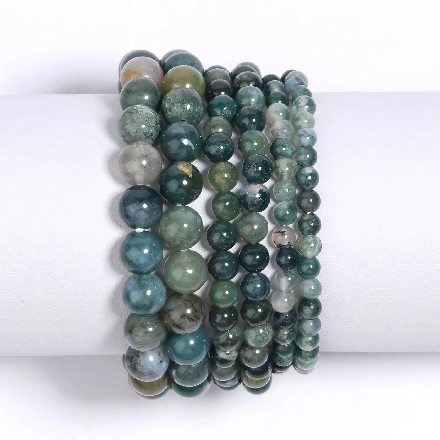 Natural water grass agate bracelet