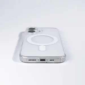 New High-Quality Transparent Magnetic Wireless Charging Phone Case with Advanced Scratch- Technology, Compatible with iPhone 17,16,15,14,13,12,11,X,XS,XS MAX