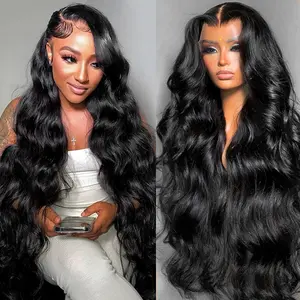 Cynosure High Density Body Wave 13x6 Lace Front Wig 220% or 280% Pre-Plucked Pre-Bleached Human Hair Wig Cynosure High Density Body Wave 13x6 Lace Front Wig 220% or 280% Pre-Plucked Pre-Bleached Human Hair Wig