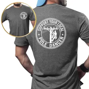 Lineman Shirt, Line man Gifts, Line Wife, Lineman Tshirt, Lineman Gift, Gift for Him, Cotton Crewneck Menswear Soft