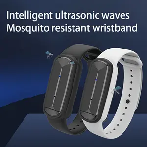 Mosquito Repellent Bracelet, Supports Usb Charging, Intelligent Mosquito Repellent Function, Mosquito-killing Feature, Silicone Bracelet, Suitable for Camping and Outdoor Use