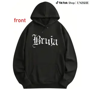 Mexicana Latina Chicana Bruja Hoodie – Unisex 100% Halloween Casual Long Sleeve Top