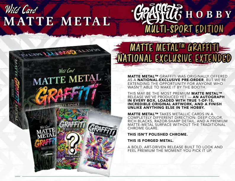 Matte Metal Graffiti Hobby Box