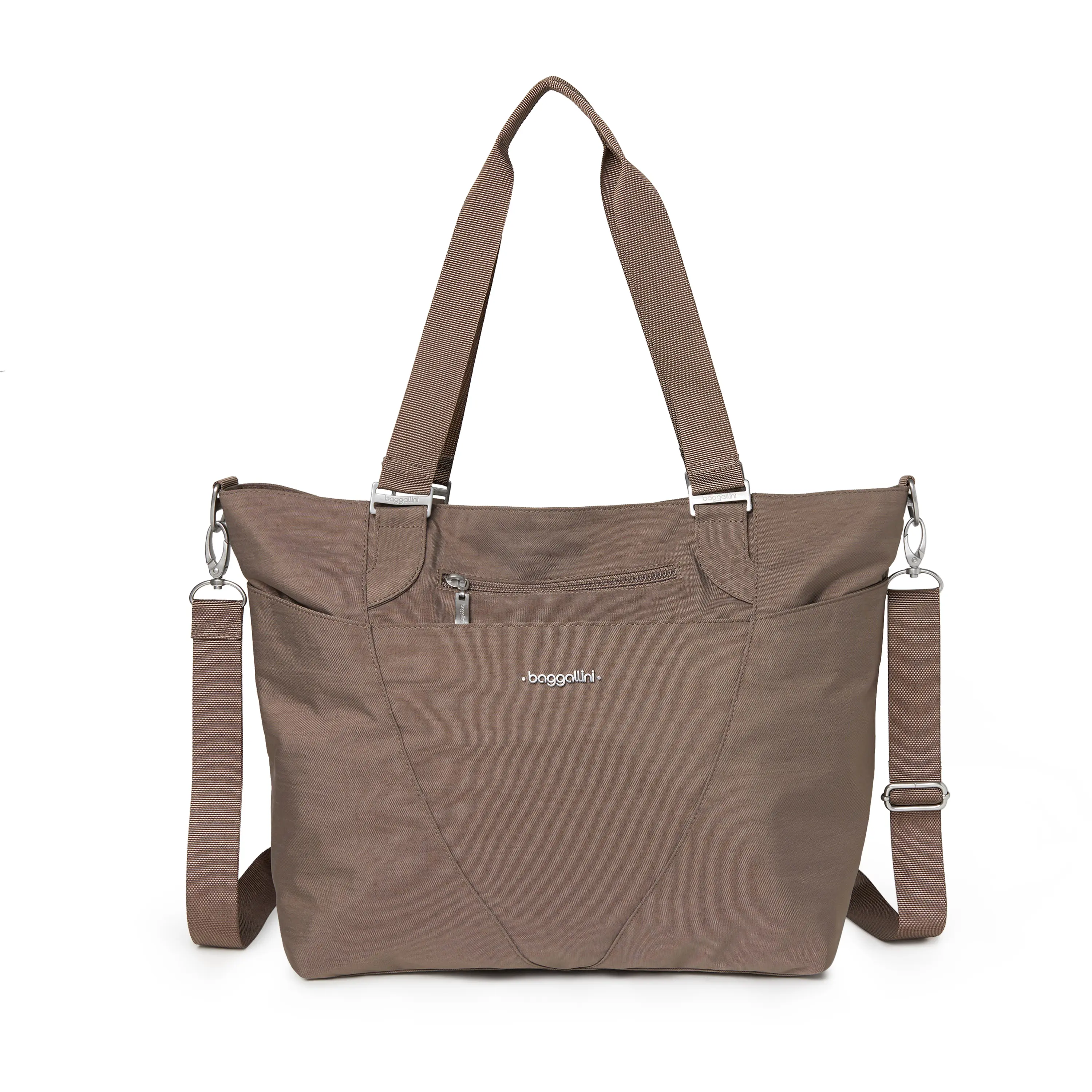 baggallini Women's Avenue Tote Bag, Adjustable Crossbody Strap, Casual Commuter Bag for Errands with Me, Adjustable Crossbody Bag
