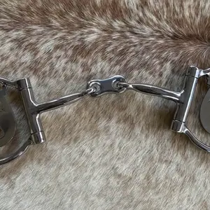 Western 5” D Ring Dogbone Stainless Steel Horse Head Bit