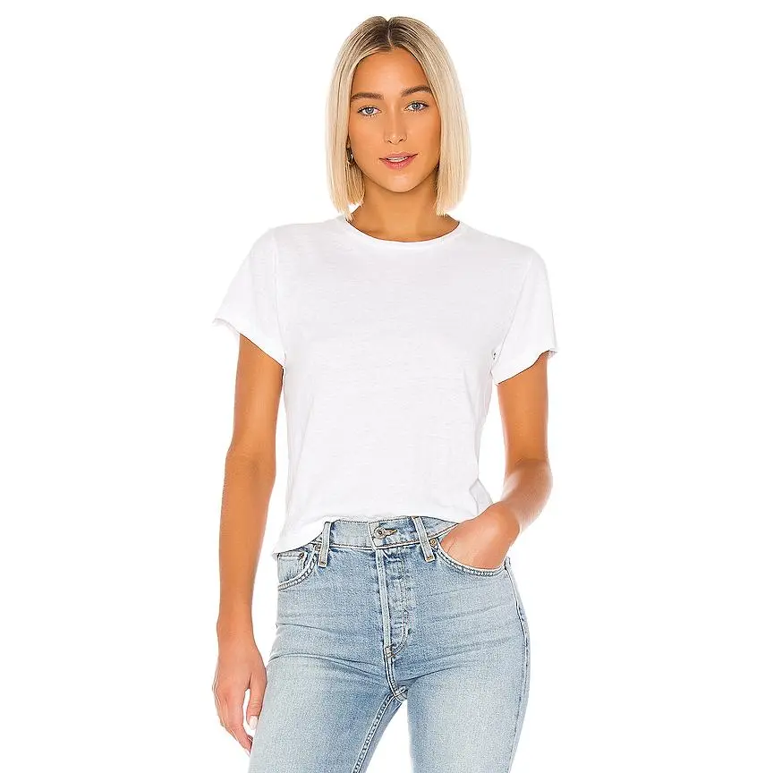 RE/DONE x Hanes The Classic Tee in Vintage White RE/DONE x Hanes The Classic Tee in Vintage White