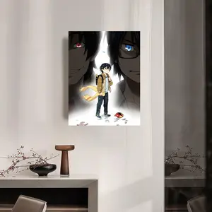 Painting Calligraphy Minimalist Inner Frame Painting Elevate Your Anime Space Light Comic Luxury Inner Vintage Frame Decor Create a Premium Home Vibe No Drilling Needed Easy to E-Erased Hang HD Art Inner Frame