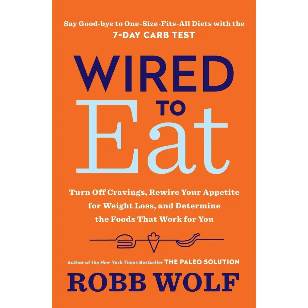 USED Book - Wired to Eat: Turn Off Cravings, Rewire Your Appetite for Weight Loss, and Determine the Foods That Work for You by Wolf, Robb (Hardcover) - english