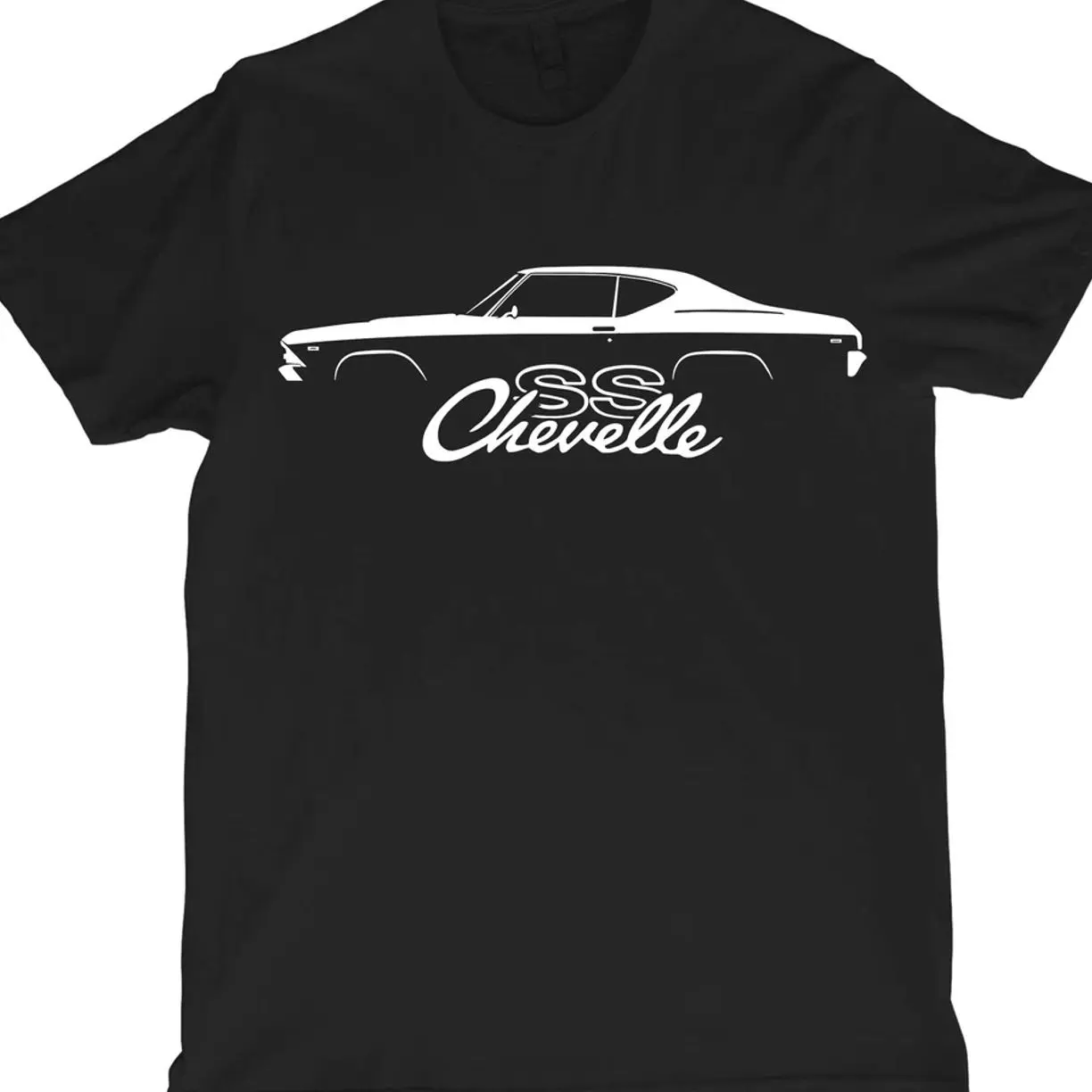 1969 Chevelle SS Silhouette  – Classic American Muscle Graphic Silhouette   T-Shirt Sweatshirt Hoodie, Gift for Car Lovers