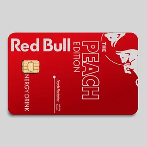Red Bull Style Credit Card Sticker, Energy Drink Inspired Card Skin Cover, Bold RB Design Decal, Waterproof Protective Card Wrap, Gift for Teens Adults
