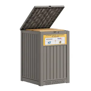 TikTokShopStockUp  WTFGO Outdoor Delivery Package Box - Weatherproof, Lockable, Large Capacity，for Patio Furniture Pool Accessories Storage for Cushion Garden Tools for Your Christmas Gifts