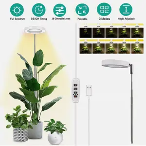 LED Grow Light Plant Growing Lamp Full Spectrum with Timer For Indoor Plants