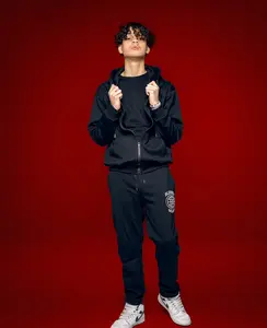 Blessed complete set black hoodie and pants